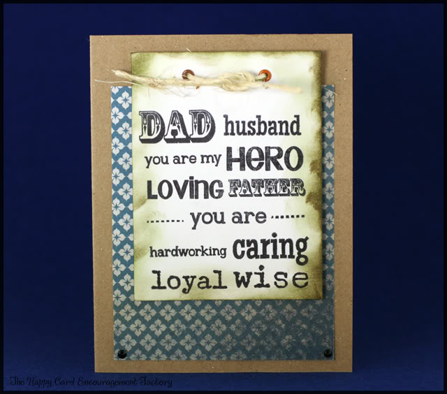 Father's Day Subway Art Card - HappyCardFactory Designs