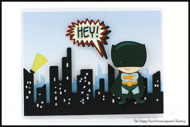 Super Hero Blog Hop - HappyCardFactory Designs